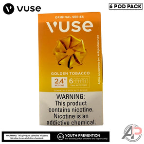 Vuse Golden Tobacco 6 Pods 5%