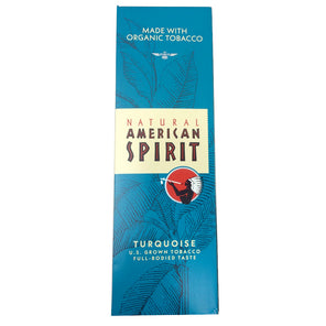 American Spirit Turquoise Carton