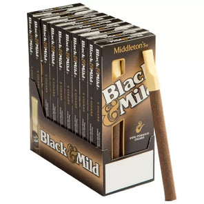 Black And Mild Blues Plastic Tip