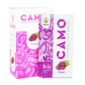 CAMO NATURAL LEAF WRAPS GRAPE
