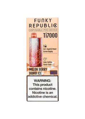FUNKY REPUBLIC MELON BERRY BOMB ICE TI7000