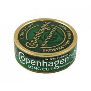 Copenhagen Long Cut Wintergreen Can