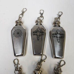 *Coffin Flask Keychain