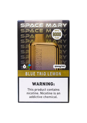 SPACE MARY 8000 PUFFS BLUE TRIO LEMON