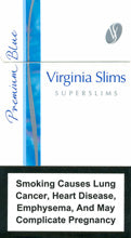 Virginia Slims Blue Carton