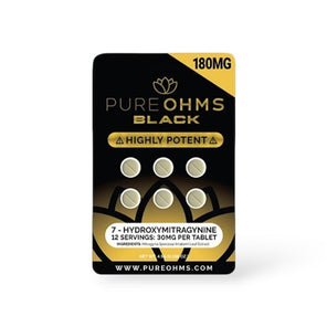 Pure OHMS black 30mg 6 Cap