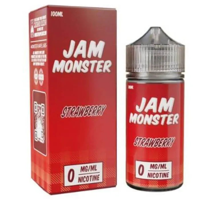 Jam Monster 100ml Strawberry 0mg