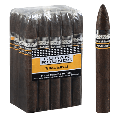 CUBAN ROUNDS TORPEDO MADURO