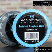 VandyVape Twisted Clapton Wire Kanthal A1 10ft