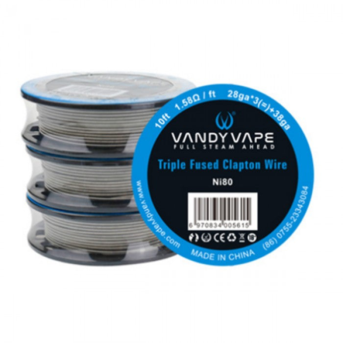 VandyVape Fused Clapton Wire 10ft 3.14ohm