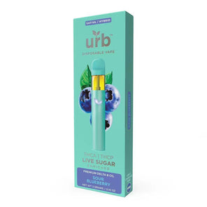 URB 3G DISPO THC-A THC-P PREMIUM D8 OIL SATIVA/HYBRID SOUR BLUEBERRY