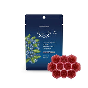 JELLY THC-A GUMMY 6000mg WILD BERRY INDICA