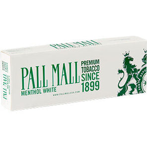 Pall Mall White 100 Pack Carton