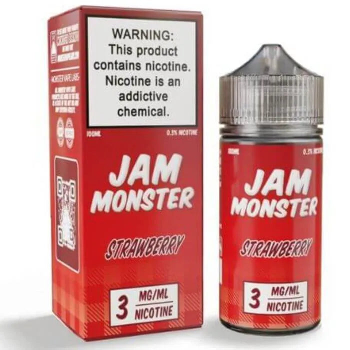 Jam Monster 100ml Strawberry 3mg