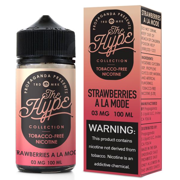 Hype 100ml Straw Ala Mode 6mg