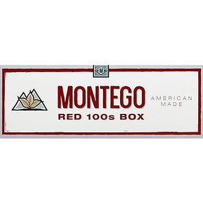 MONTEGO RED 100S CARTON