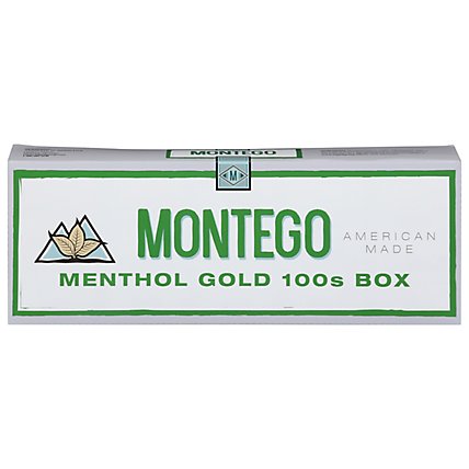 MONTEGO 100s MENTHOL GOLD CARTON