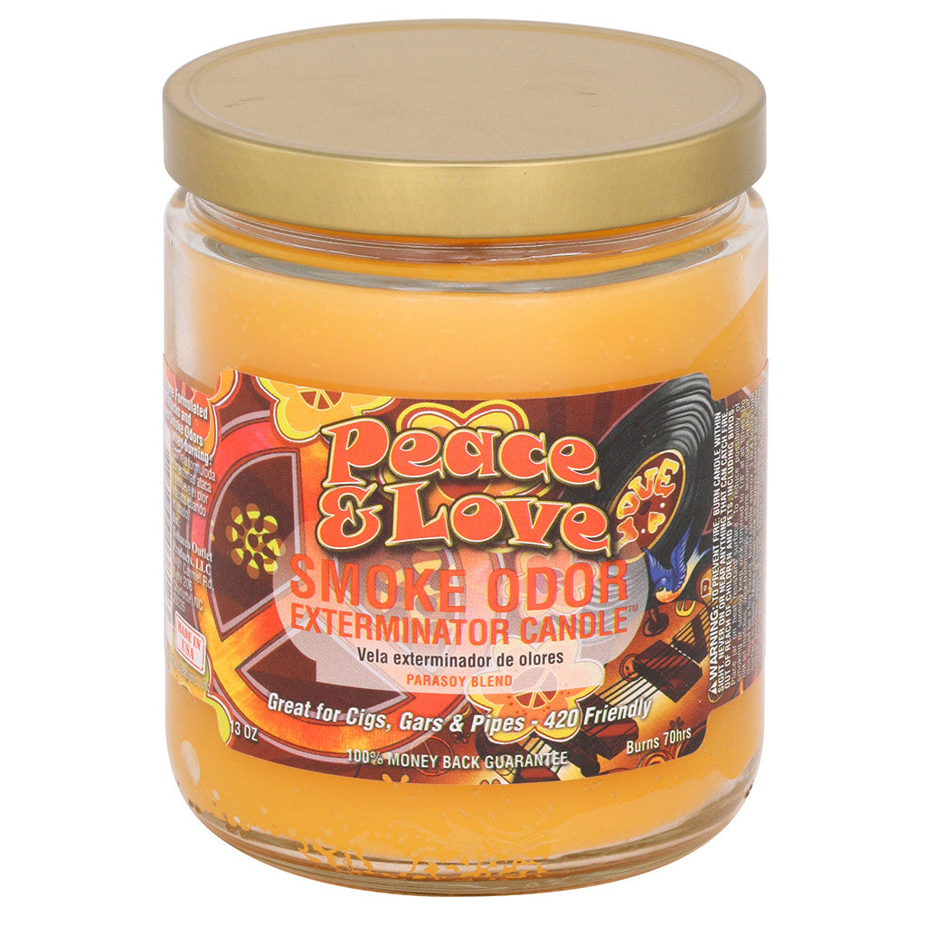 Smoke Odor Candle Peace & Love