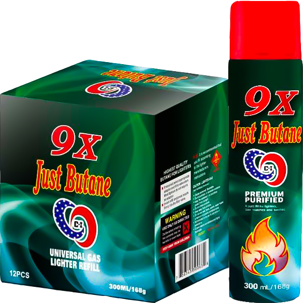 Just Butane 9x 300ml