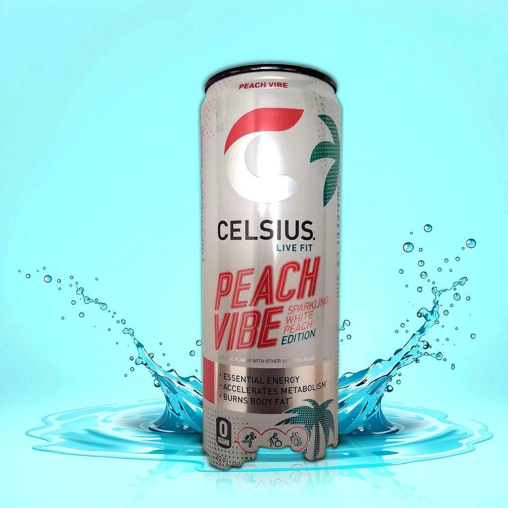 CELSIUS VIBE PEACH VIBE