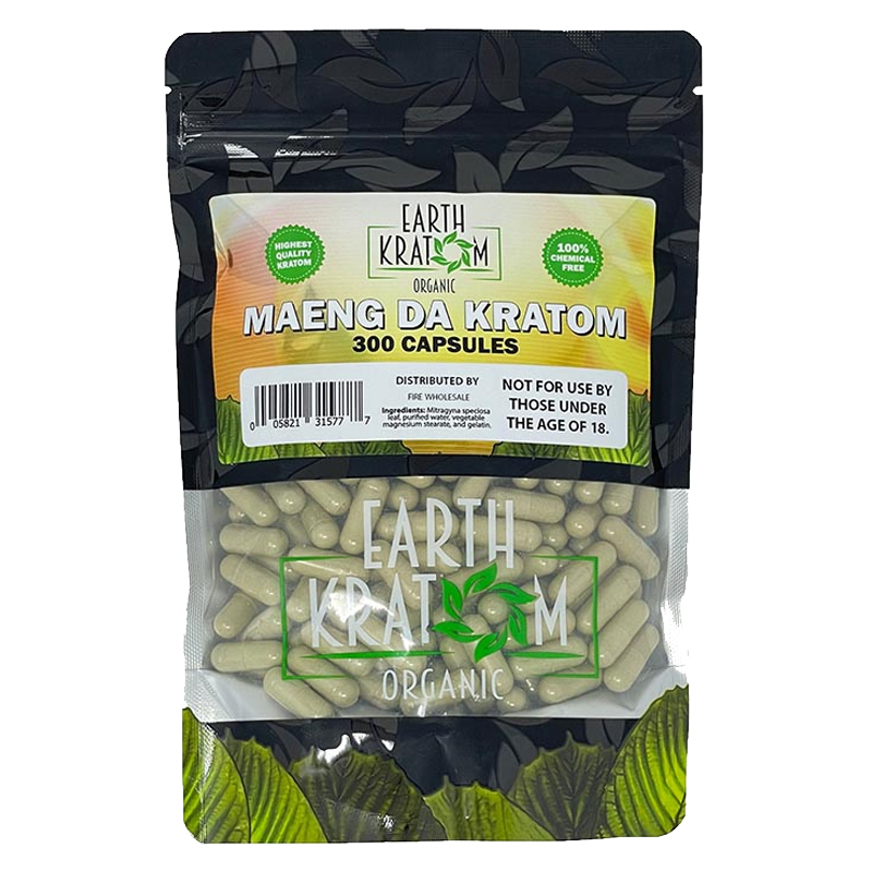Earth Kratom 500 Count Capsules
