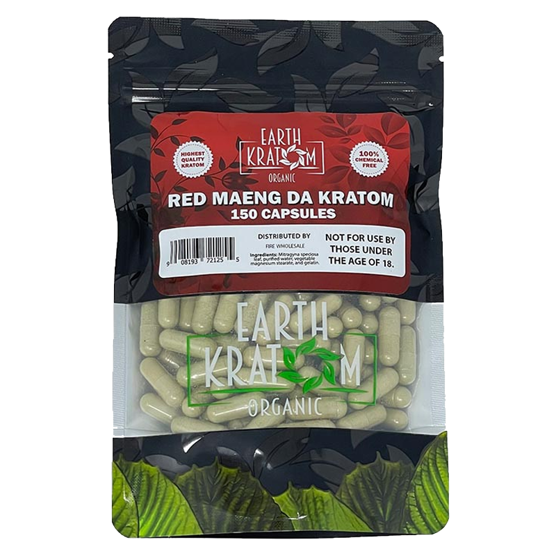 EARTH KRATOM 100 GRAMES RED MAENG