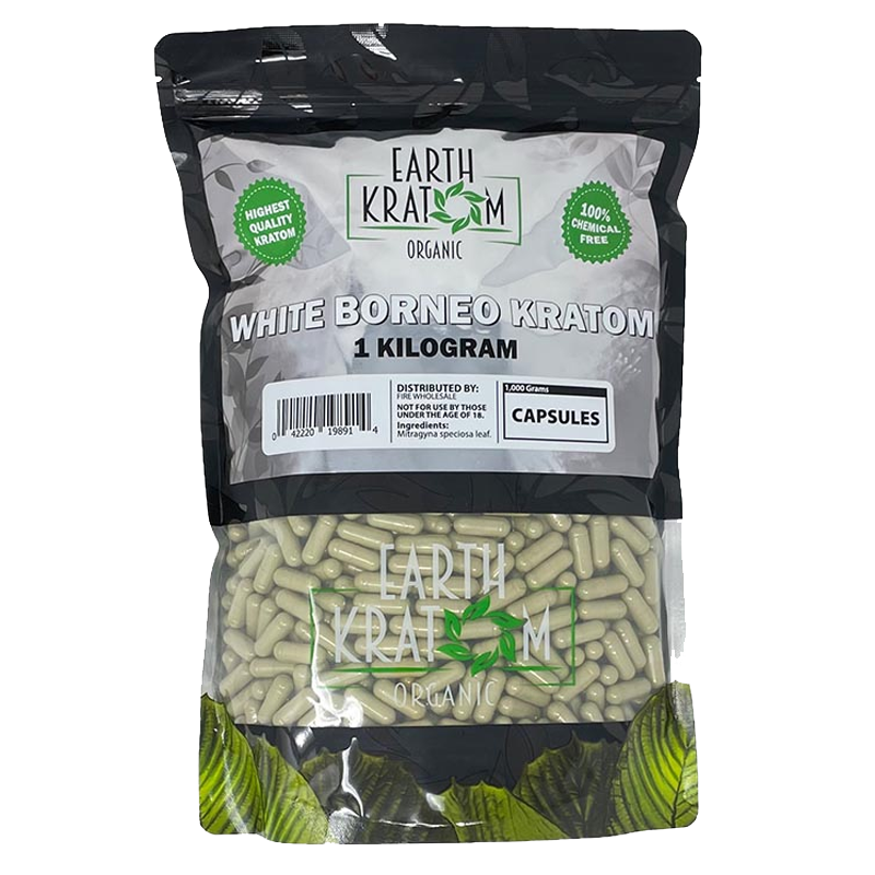 EARTH KRATOM 100 GRAMES WHITE BORNEO