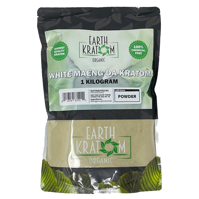 EARTH KRATOM 100 GRAMES WHITE MAENG