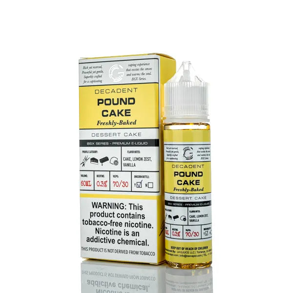 Glas BSX 60ml Pound Cake 6mg