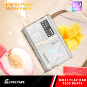 MOTI PLAY BAR 7500 PUFFS MANGO PEACH WATERMELON