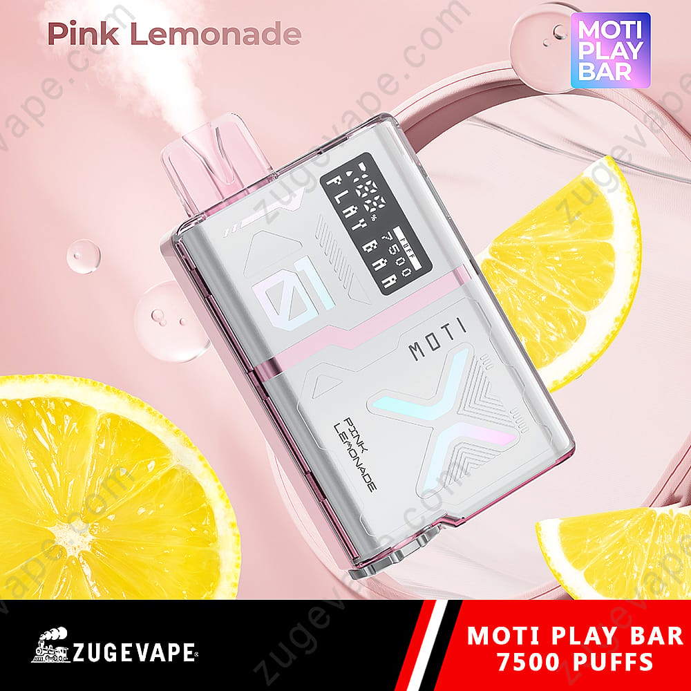 MOTI PLAY BAR 7500 PUFFS PINK LEMONADE