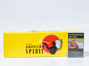 American Spirit Yellow Carton