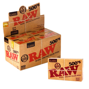 Raw Paper 500's 1 1\4