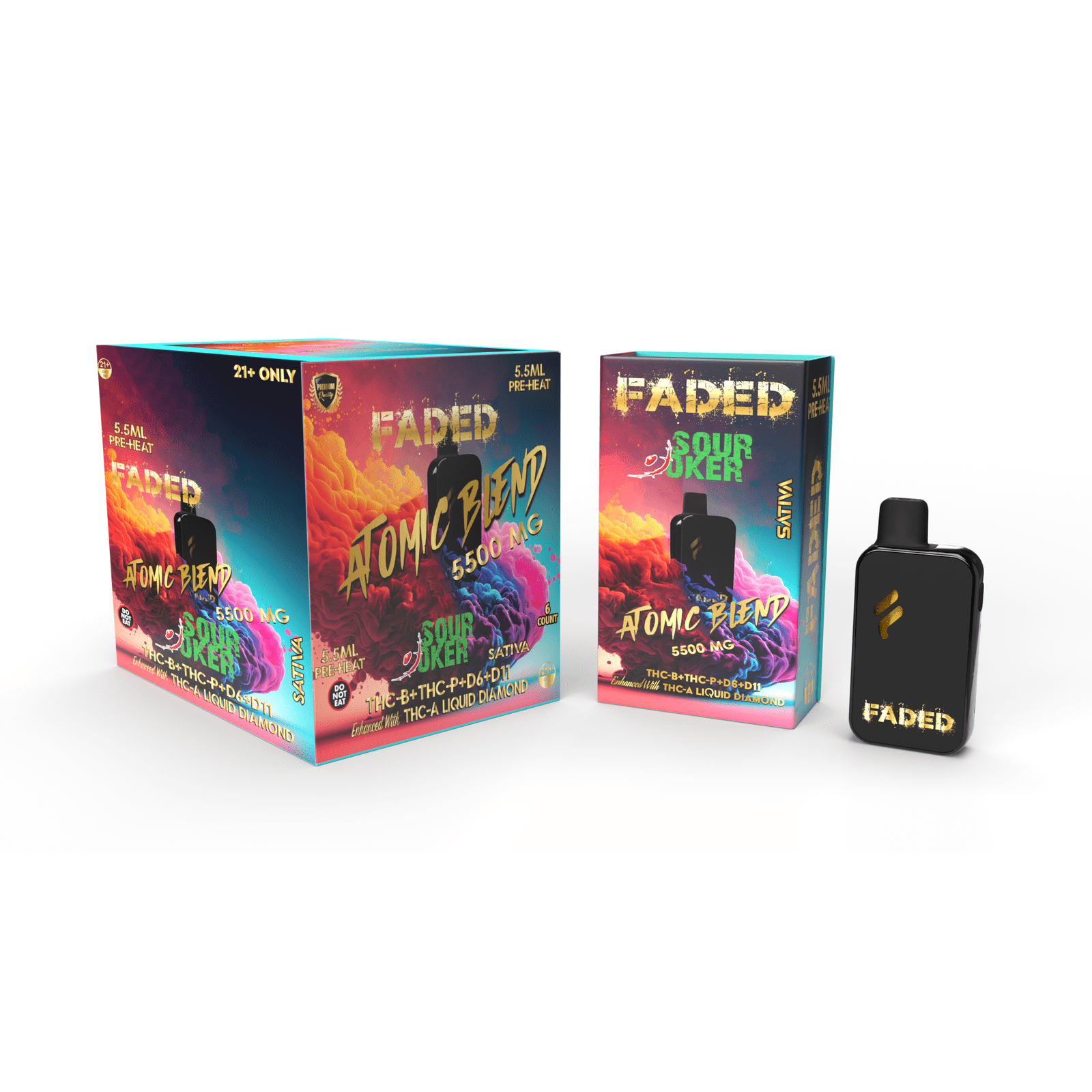 *D11/THC-P Faded Disposable 2.5g12