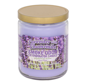 Smoke Odor Candle Lavender Chamomile