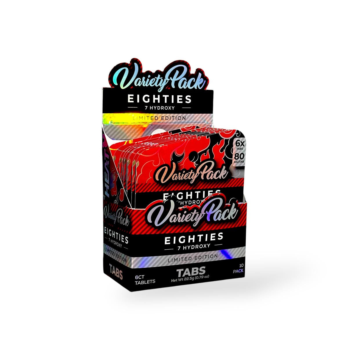 Variety Pack Eighties 7 Hydroxy 80mg Per Tablet 480mg Total