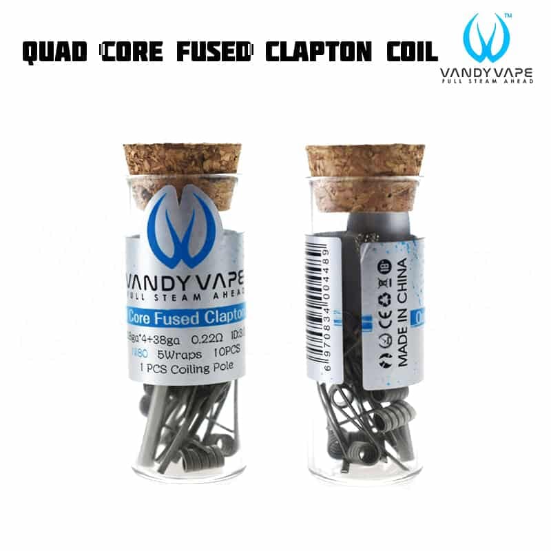 VandyVape QuadCore Fused Clapton .22 10pc