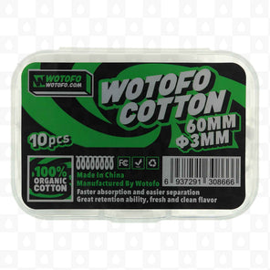 Wotofo Cotton 10pc 3mm60mm