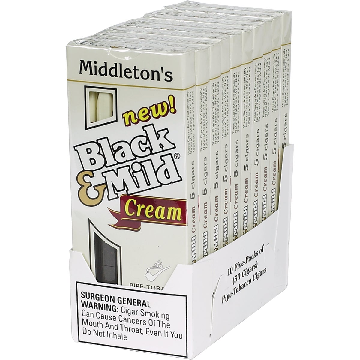 Black & Mild Cream 5in Pack