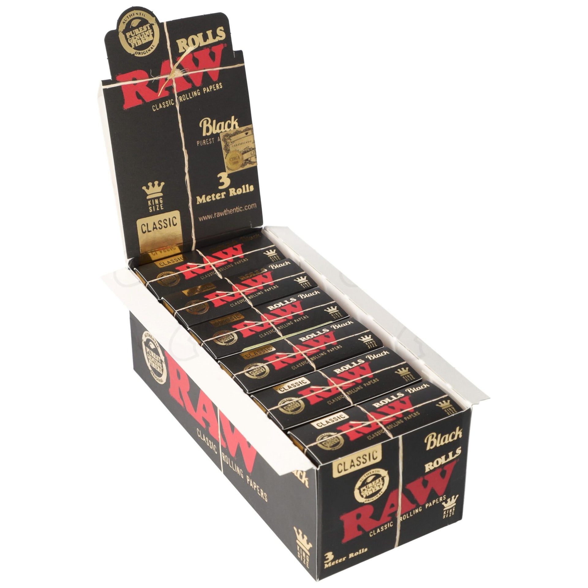 Raw Blk KS Slim 32pc