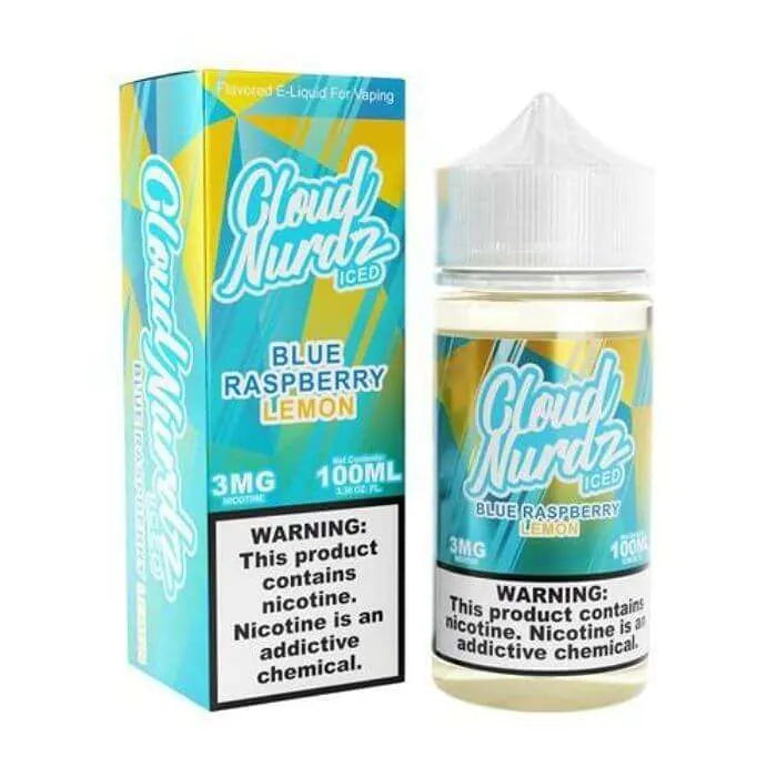 Cloud Nurdz 100ml Blue Raspberry Lemon 3mg