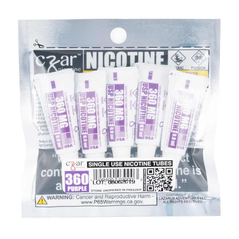 Czar Nicotine Tubes2