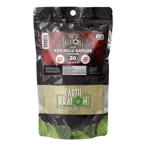 EARTH KRATOM 30 GRAMES RED HULU