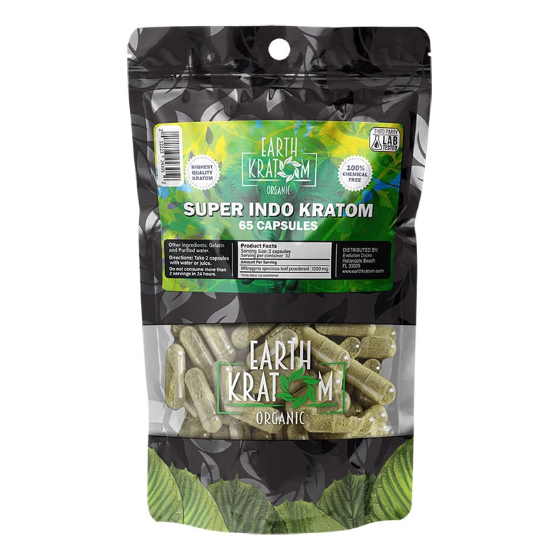 EARTH KRATOM 65 GRAMES SUPER INDO