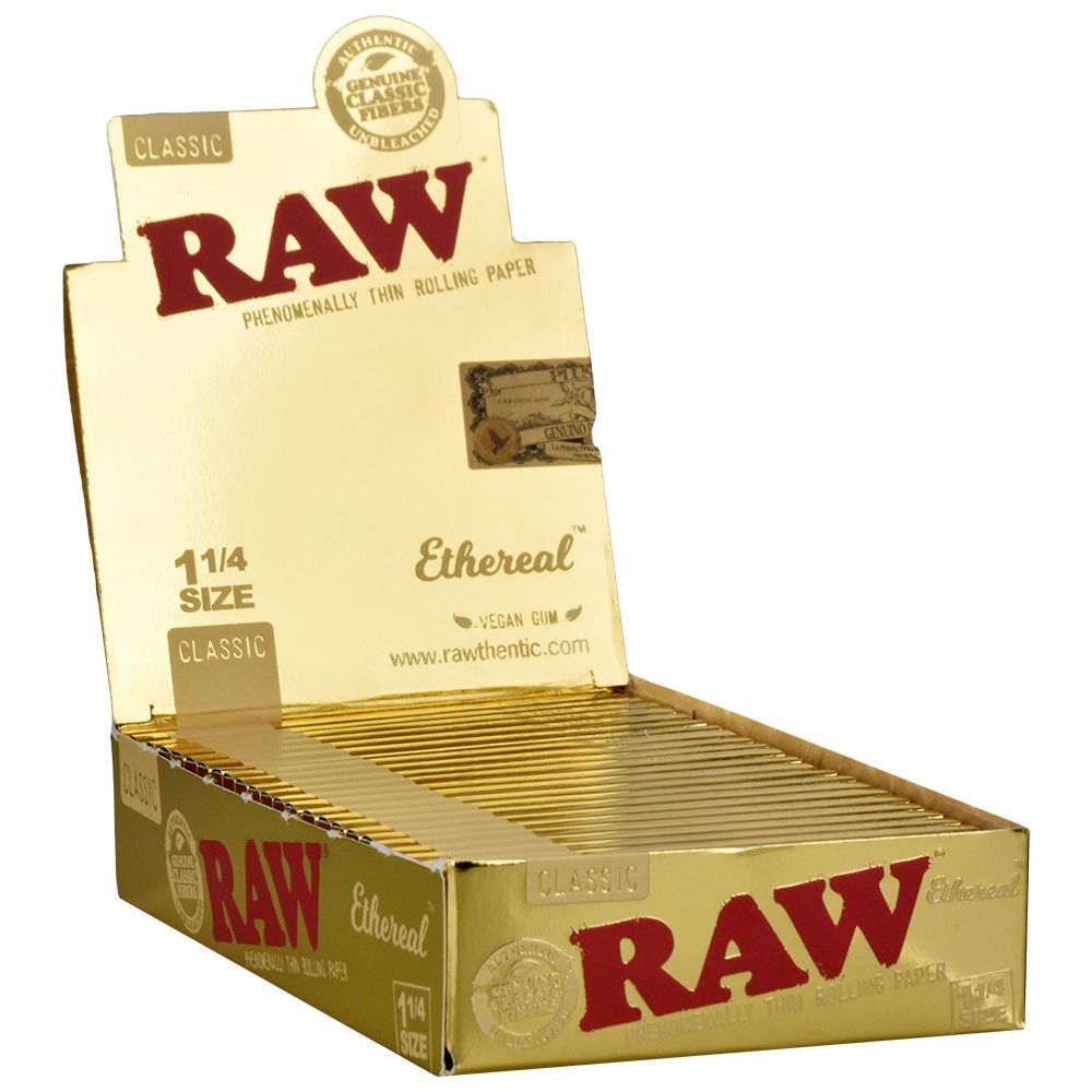 Raw Blk 1 1\4 50pc