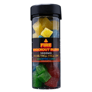 FIRE KNOCKOUT Gummies D8,CBN,HHC,HHCO,HHCP 1000MG