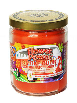 Smoke Odor Candle Flower Power
