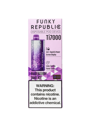 FUNKY REPUBLIC BLUEBERRY DUO ICE TI7000
