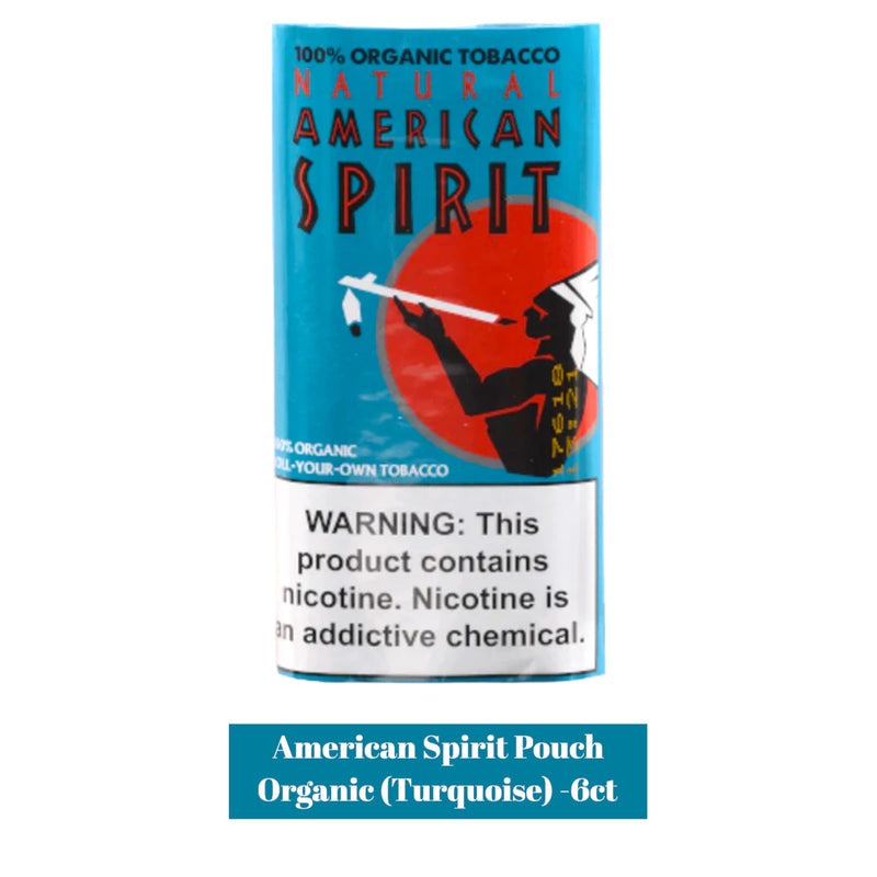 American Spirit Pouch  Turquoise 1.4oz