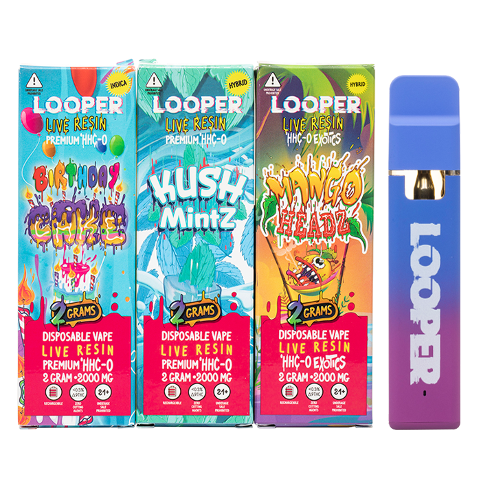 *THC-O/HHC Looper Disposable 2g2